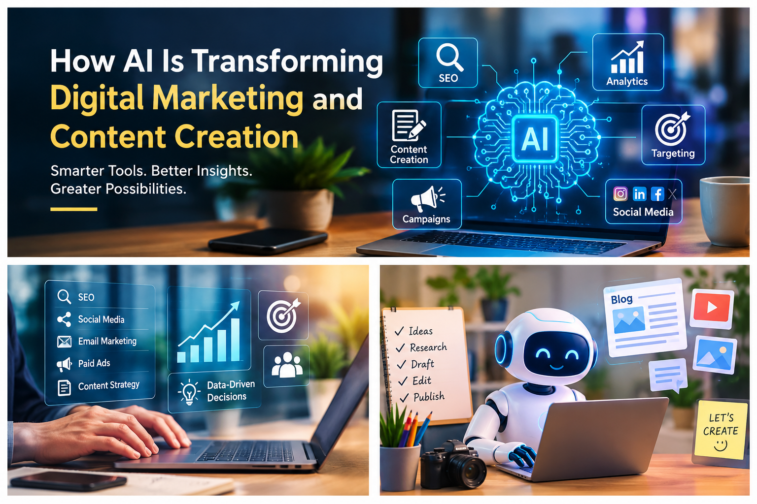 How AI Is Transforming Digital Marketing and Content Creation: What Does the Future Hold?